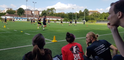 NDCWales visit to Ospreys training