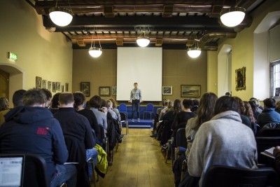 Bringing attention to our bodies before getting started (Photo Ste Murray)